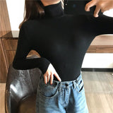 Christmas Gift 2021 Autumn New Slim Long Sleeve Jumper Women Turtleneck Knitted Pullover Winter Sweater Women Soft Warm Sweater Pull Femme 6897