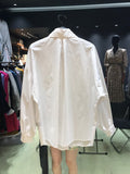 Christmas Gift 2021 Autumn Comfort Women's Shirt Sharp Corner Lapel Fashion Lady Blouse All-match Long-sleeved Shirt Blouse Blusas Mujer 15630