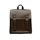 Kukombo Vintage Backpack Female Pu Leather Bag Women's Backpack Fashion School Bag for Girls High Quality Leisure Shoulder Bag Sac A Dos