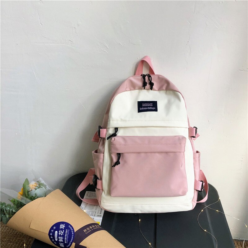 Versatile Large-Capacity Pink Women's Shoulder Bag Campus Backpack School  Bag For Graduate, Teen Girls, Freshman, Sophomore, Junior & Senior In