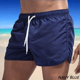 Pocket Swimming Shorts for Men Swimwear Male Swimsuit Swim Trunks Summer Bathing Beach Wear Surf Beach men's summer pants