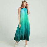 Christmas Gift Marwin New-Coming Spring Summer Spaghetti Strap Sleeveless A-Line Ankle-Length O-Neck Women Dresses Holiday Beach Style