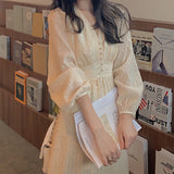 Kukombo Elegant Vintage Dress Women Sequin Long Sleeve Designer Party Midi Dress Casual Slim Korean Dress Women's Clothing Autumn 2023