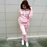 Two Piece Set Women Hoodies and Pants Female Tracksuit Hooded Sweatshirt Causal Autumn Spring Outfits Suit Clothes Size S-4XL