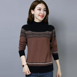 Christmas Gift New Autumn Women Knitted Sweater Pullover Cashmere Turtleneck Sweater Long Sleeve Casual Sweater Female Jumper Pull Femme P216