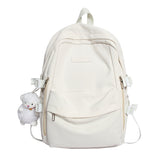 Kukombo Casual Waterproof Nylon Women Bags School Backpack for Teenagers Girls Travel  Backbag Mochilas Female Small Bookbag Kawaii Bag