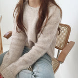 Christmas Gift New Winter Sweater Women Pullover Girls Tops Knitting Vintage Long Sleeve Autumn Elegant Female Knitted Outerwear Warm Sweater
