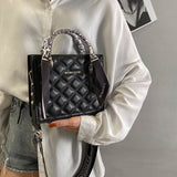 New Vintage PU Leather Women Handbags Striped Shoulder Bags for Women Fashion Tote Bags Crossbody Bag Women bolsos de mujer
