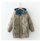 Christmas Gift 2021 Women Winter Warm Thick Hooded Cotton Down Jacket Newest Long Padded Parka For Women Oversize 3XL Winter Loose Cotton Coat