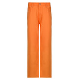 Kukombo Casual Loose Jeans Harajuku Pockets High Waisted Trousers Wide Leg Pants Women 2022 Fashion Streetwear Sweet Cute Lady