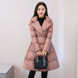 Christmas Gift New Women Parkas Winter Jacket Warm Thicken Long Cotton Padded Parkas Causal Female Outerwear chamarras de mujer para invierno