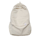 Kukombo New Waterproof Nylon Women Backpack Female Travel Bag Backpacks Schoolbag for Teenage Girls Solid Color Bookbag Mochila Bookbag