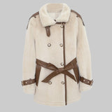 Christmas Gift Women Elegant Winter Coat Fashion Plush Faux Mink Fur Overcoat Casual Loose Thick Warm Jackets Femme Outerwear Clothings
