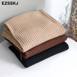 Christmas Gift 2021 autumn winter new casual straight pants  women female drawstring loose high waist knitted wide leg pants casual Trousers