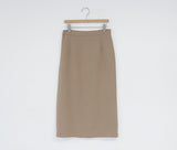 Christmas Gift Solid Black Brown Mid Calf Women Skirt Vintage Spring Summer Straight  Mi-long High Waist Girls skirts Femininas winter women