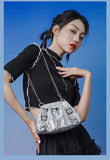 Kukombo Fashion Metal Chain Shoulder Bags For Women Purses and Handbags Ladies Crossbody Bags Women Messenger Bags bolsos de mujer K36