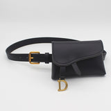 Kukombo  Fashion Waist Packs Top PU Leather Fanny Bag for Phone Pouch Leather Messenger Bags Fanny Pack Male Travel Waist Bag