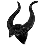 Halloween Kukombo Sleeping Curse Horn Headgear Maleficent Mask Cosplay Peripheral Halloween Props Maleficent Witch Horns Hat