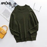 Christmas Gift Aproms Elegant Cold Shoulder Knitted Loose Sweaters Women 2021 Autumn Winter Side Split Pullovers Streetwear Fashion Jumpers Top