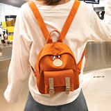 Kukombo Backpack Women Small Teenage School Bag Fashion New High Quality Zipper Female Backpacks Double Belt Mini Shoulder Bags Travel