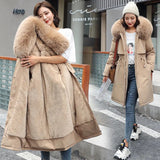Christmas Gift 2022 New Winter Jacket Women Parkas Warm Casual Parka Clothes Long Jackets Hooded Parka Female Fur Lining Thick Mujer Coat