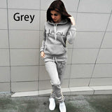 Two Piece Set Women Hoodies and Pants Female Tracksuit Hooded Sweatshirt Causal Autumn Spring Outfits Suit Clothes Size S-4XL