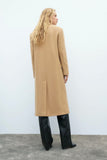 Kukombo Women Autumn New Double Breasted Jacket Overcoat Vintage Long Sleeve Female Outerwear Chic Tops