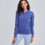 Christmas Gift Woman Half Zipper Workout Sport Hoodies Women Comfortable Training Fitness Leisure Sweatshirts Pullover with Pocket
