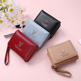 Kukombo 2022 New Fashion Women's Wallet Short Women Coin Purse Wallets For Woman Card Holder Small Ladies Wallet Female Hasp Mini Clutch