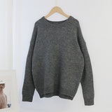 Christmas Gift O Neck Cashmere Pullover Sweater Women Batwing Long Sleeve Loose Soft Wool Sweaters Knitted Jumpers Casual Tops Pullover
