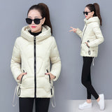Christmas Gift 2021 Winter Jacket Women Coats Hooded Jackets Parkas Thick Warm Cotton Padded Female Loose Short Coat Outwear Plus size 4XL P820