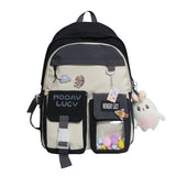 Graduation Gift Big Sale Women Cute Backpack High Capacity Female Harajuku School Bag College Lady Kawaii Cartoons Backpack Fashion Book Girl Bag Student