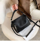 Kukombo Genuine Leather Handbag Tote Designers Women Crossbody Shoulder Bag Female Bucket Bags Totes Black Handbags Bolsa New Fashion