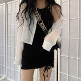 Kukombo Sleeveless Dress Women Black Shirring Hot Girls Summer Dresses Slim Fashion New Korean Party Mini Club Harajuku Vestidos
