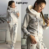 Tracksuit Women 2021 Two Piece Set Women Pullover Hoodies and Jogger Pants Casual Tracksuit Female Sweatshirts Outfits Suits