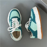 Kukombo Women Sneakers Platform Flat Buffalo Casual Sports Shoes Vintage Korean Vulcanize Trainers Running Spring Autumn Rubber