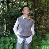 Christmas Gift cashmere NEW Spring  Sweater Vest Women O-Neck Knitted Vest Female casual tank tops Sleeveless Twist knit pullovers