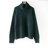 Christmas Gift autumn Winter casual cashmere oversize thick Sweater pullovers Women loose Turtleneck women's sweaters jumper