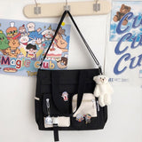 Kukombo Oxford Waterproof Back Pack Women Cute Large-capacity Crossbody Bags Portable Travel Bag Female Small Badge