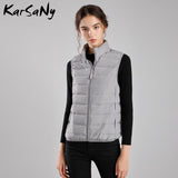 Christmas Gift Short Ultra Light Down Vest Women Winter Warm White Duck Down Sleeveless Vest For Women Plus Size Thin Lightweight Winter Jacket
