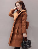 Christmas Gift New Women Parkas Winter Jacket Warm Thicken Long Cotton Padded Parkas Causal Female Outerwear chamarras de mujer para invierno