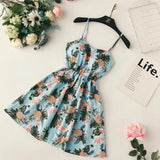 Christmas Gift Marwin New Coming Off Shoulder Ruffle Dot summer Dress women white strap chiffon beach Boho party sexy dresses vestido furits
