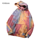 Christmas Gift Tie Dye Autumn Winter 2 Piece Set Women Hoodies Pants Printed Sportswear Suits Thicken Warm Ladies Girls Hoodie Sets Tracksuits