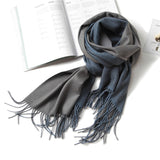 Christmas Gift Hot 2021 Winter Scarf Double Side Women's Scarves Fashion Warm And Soft Cashmere Scarf Lady Shawls Pashmina Foulard Tassel