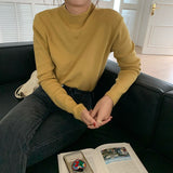 Christmas Gift Turtleneck Knitted Sweater Woman Korean Long-sleeved Loose Solid Sweater Women Simple Slim Base Pullover Women's Sweater 2021