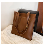 Kukombo Women's Shopper Bag Tote Female Bag Soft Pu Leather Solid Big Capacity Female's Handbag Evening Bolsas Designer Woman Handbags