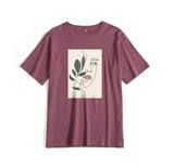 Christmas Gift Hirsionsan Gothic Graphic T Shirt Women 2021 Summer New Oversized Cotton Tees Casual Aesthetic Character Printed O Neck Tops