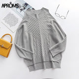 Christmas Gift Aproms Elegant Cold Shoulder Knitted Loose Sweaters Women 2021 Autumn Winter Side Split Pullovers Streetwear Fashion Jumpers Top