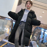 Christmas Gift Winter New Coat Down Jacket Clothes Women's Down Coat Loose Quilted Cotton Cloth Mid-Length Thick Cotton-Padded Jacket