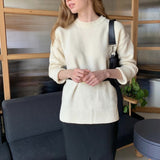 Christmas Gift Hirsionsan Basic Khaki Knitted Cashmere Sweaters Women 2021 New Winter Loose Solid Ladies Pullovers Warm Casual Knitwear Jumper